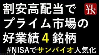 割安高配当株とNISAランキング。サンバイオ、キリン、MIRATH、VT、リケン、インフロニア～あす上がる株。高配当株やデイトレ情報も～