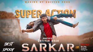 Sarkar movie scene | Best action Spoof | Vijay latest movies | Hindi films | Sufiyan Khan action