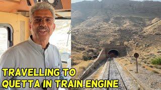 Travelling to Quetta in Train Engine | Amin Hafeez