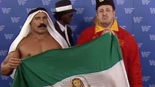 The Iron Sheik & Nikolai Volkoff With Slick - Interview With Mean Gene