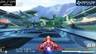 Wipeout Pure - PSP Gameplay 1080p (PPSSPP)