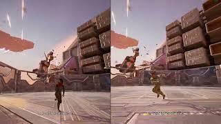 Split Fiction Couch CO-OP split screen gameplay