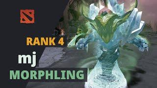 mj (Rank 4) plays Morphling Dota 2 Full Game