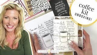 Coffee Bonus Kit unboxing with Christine at Cocoa Daisy