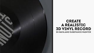 How to Model a Vinyl Record in Maya