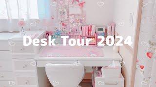 Desk Tour 2024‪サンリオ・ピンク…かわいいがたくさんのデスク周りをご紹介