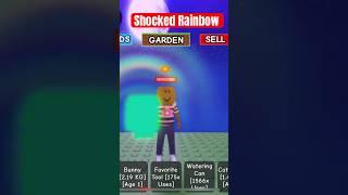 Beautiful Shocked Rainbow Mutation! Grow A Garden