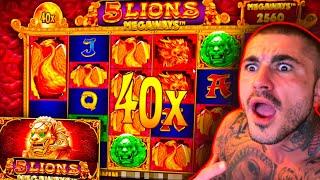 THE MOST INSANE 5 LIONS SESSION EVER!!! (MY ALL TIME BIGGEST WINS)