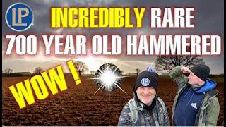 The BEST HAMMERED Coin Yet! STUNNING SILVER Metal Detecting the Fields Essex UK | XP Deus 2 JETHRO