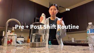 pre & post shift routine as a new grad nurse