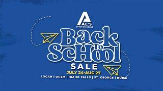 Al’s Sporting Goods Back To School Sale