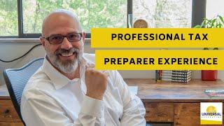 Professional Tax Preparer Experience