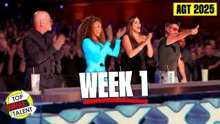 BEST of America's Got Talent 2025: Week 1 Auditions!