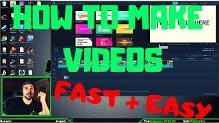 How to make videos EASY + FAST ( for FREE ! )