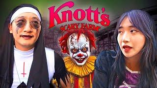 I SURVIVED KNOTT'S SCARY FARM! w/ @jinnytty_