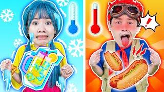 ️ Hot and Cold - Opposite Fun for Kids | Wolfoo Song - Nursery Rhymes