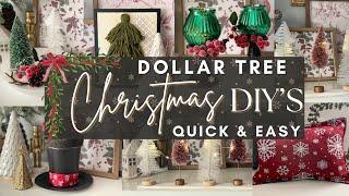 DOLLAR TREE CHRISTMAS DIYs | Easy High End Christmas Decor | Best Christmas DIY Hacks 2024