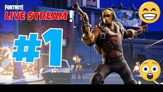 Fortnite Gameplay live By The Gideon Br #1