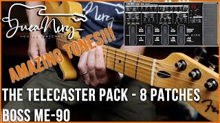 Boss ME 90 - The Tele Pack | 8 Patches | Amazing Tones!!!