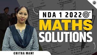 NDA Result 2022 | NDA Answer Key: Maths Complete SolutionUPSC NDA Exam  Tutors Academy| Chitra Mam