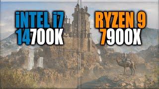 i7 14700K vs 7900X Benchmarks - Tested in 15 Games and Applications