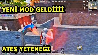 YENİ MOD GELDİİİ SONUNDA ! ATEŞ YETENEĞİ BATUR GAME SOLO SQUAD PUBG MOBİLE