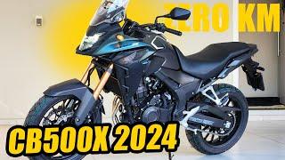 COMPRAMOS UMA HONDA CB500X 2024 ZERO KM *A MOTO É CARA, MAS VALE A PENA?*