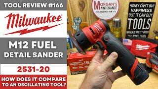 M12 Milwaukee Fuel Detail Sander - Why Not Just Use the Oscillating Tool #milwaukee #m12 #tools