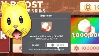 I BOUGHT 1,000,000 KNOBS in Roblox DOORS!