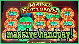 My Biggest Jackpot Ever on High Limit Rising Fortunes TBT  Las Vegas!