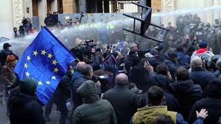 Что происходит в Грузии? Разгон протестов у парламента