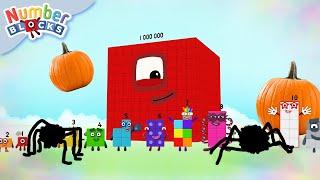 Halloween in Numberland!  Number Magic  Counting to 1000000 | Numberblocks