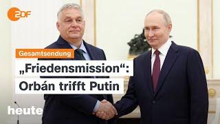 heute 19:00 Uhr  vom 05.07.2024 Haushalt 2025, Orbán bei Putin,  Parlamentswahlen Großbritannien