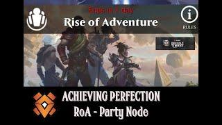 Achieving Perfection - Rise of Adventure - Party Node | Magic the Gathering Puzzle Quest