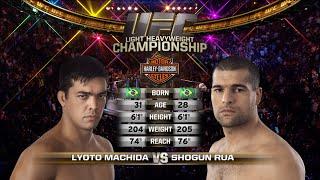 Lyoto Machida x Maurício "Shogun" Rua 2 | LUTA COMPLETA | Hall da Fama UFC