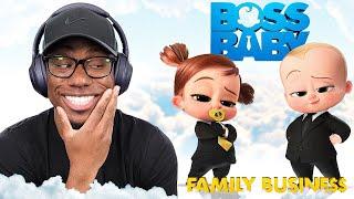 I Watched Dreamworks *BOSS BABY FAMILY BUSINESS* For The FIRST Time & Its HILARIOUS!