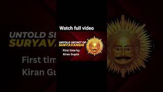 Untold Secret Of Suryavanshi Charts  | Detailed Predictions with Suryavanshi Combination