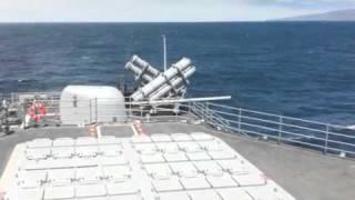 5in Gun Live Fire on USS Lake Champlain