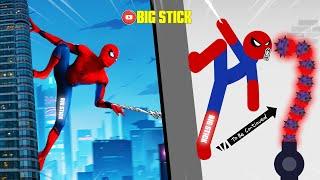 20 Min Best Falls | Stickman Dismounting Funny Moments | Big Stick #46