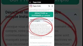 Comment supprimer un compte Instagram (ou le désactiver) ?