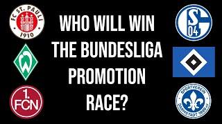 Who will win the Bundesliga promotion race, with THREE games to go?