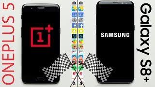 OnePlus 5 vs. Galaxy S8+ Speed Test