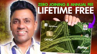 BOB HPCL ENERGIE Rupay Credit Card Lifetime Free मिल रहा है