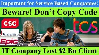 Beware! Don't Copy Paste The Code  Why TCS was fined $210 Million #csc #tcs #wipro #recession #hcl