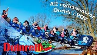 All Rollercoasters Themepark Duinrell Onride/POV Netherlands