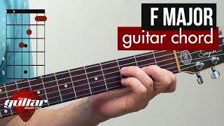 How to play the F major chord | Beginner guitar lesson