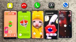 Samsung Z Flip 6 vs iPhone 15PM vs OnePlus 12 vs Realme 11 vs Nothing 1 SnapChat, Threema, Zangi, IC