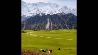 An aerial view of Qaqlasht Meadows Chitral KPK, Pakistan.