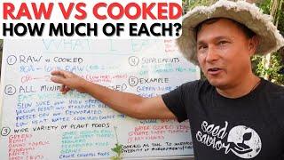 28 Year Raw Vegan Now Eats THIS MUCH Cooked Food For Better Health