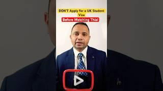 DON'T Apply for a UK Student Visa Before Watching This!